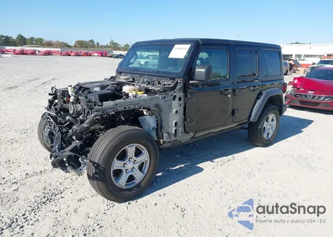 2022 Jeep Wrangler Unlimited Sport S 4X4 z USA, uszkodzony, nr VIN 1C4HJXDM3NW277414